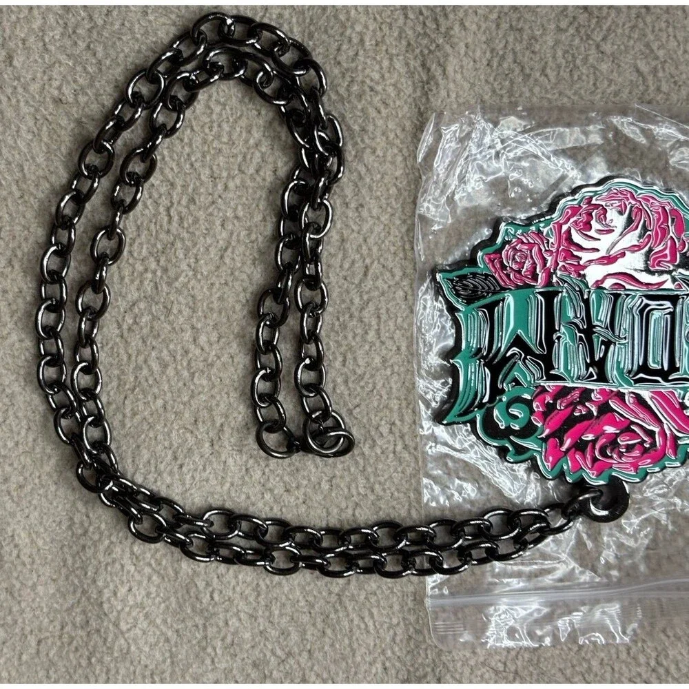 Brand New WWE Authentic Pendant Necklace Chain Adam Rose Exotic Express 2014 Tur